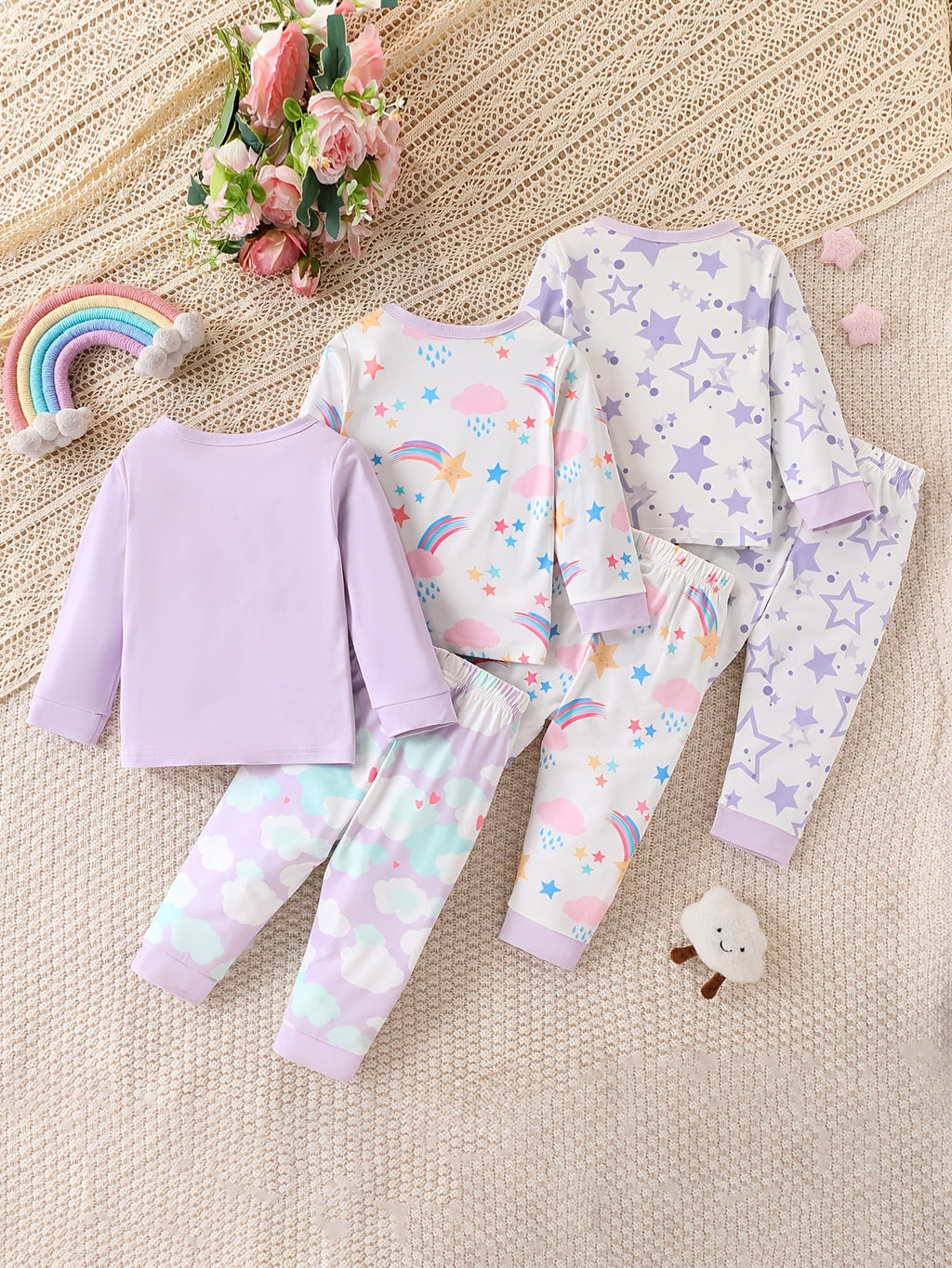 3 Ensembles de tenue de marche pour bébé fille — Monptitlou