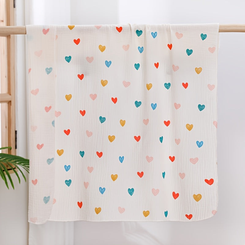 Lot de 2 langes bébé en double gaze absorbante