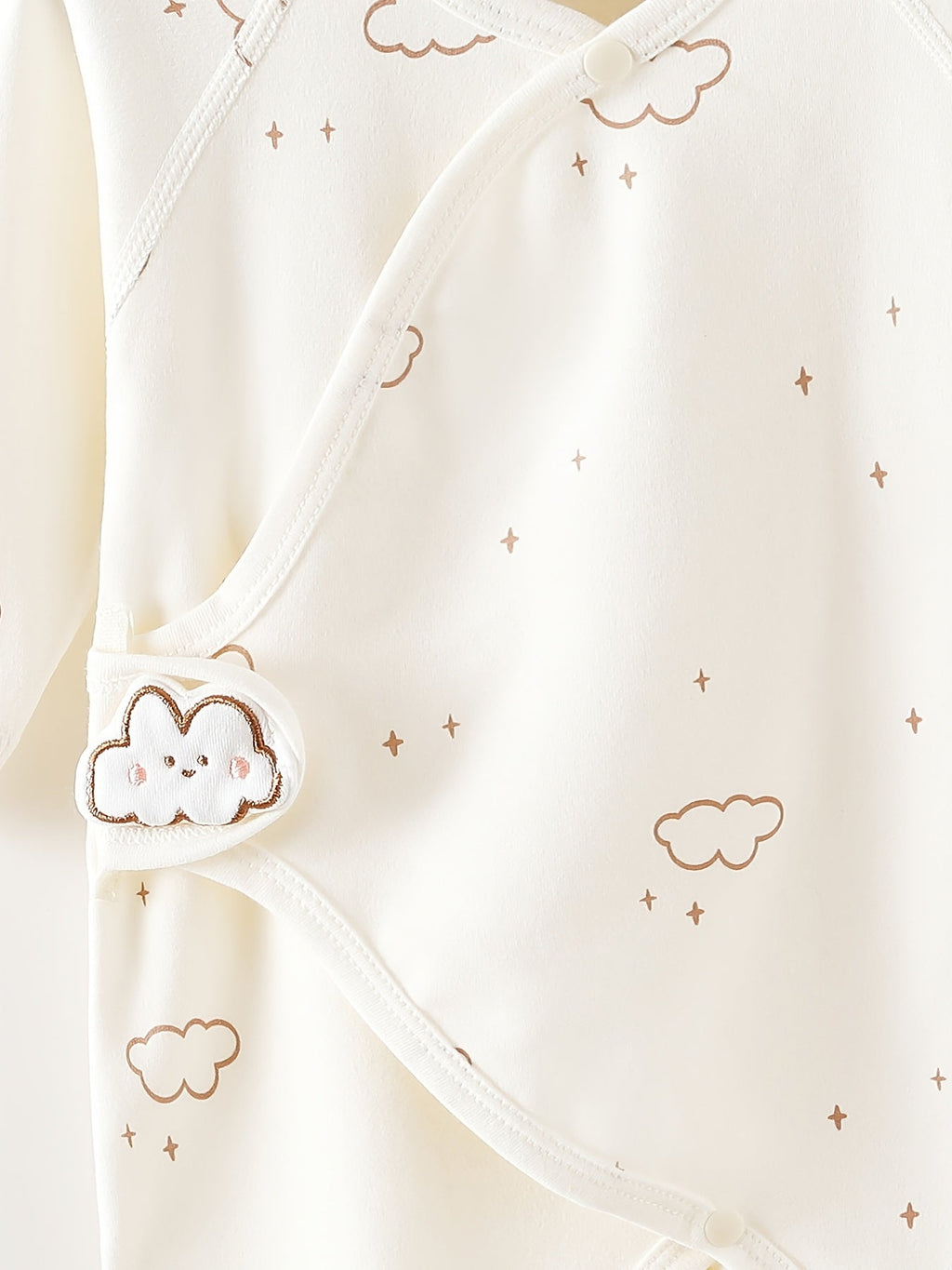[Body bébé nuage rêveur] Body bébé 2026 printemps automne hiver nouveau style, tissu tricot doux absorbant la transpirat