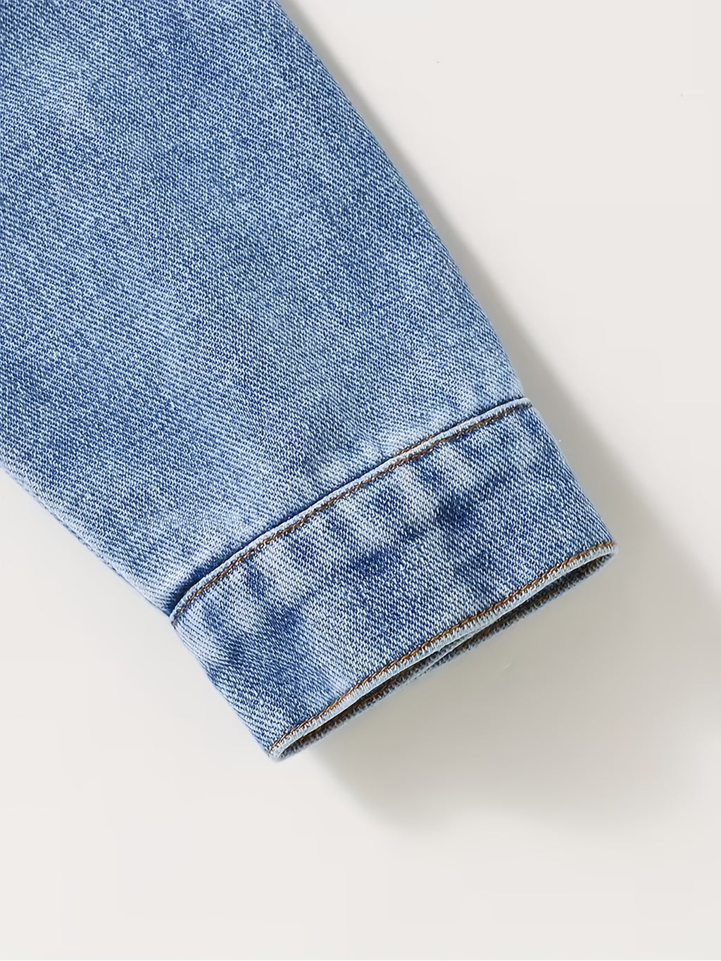 Veste en jean pour garçon avec motif tracteur cartoon orange au dos et — Monptitlou