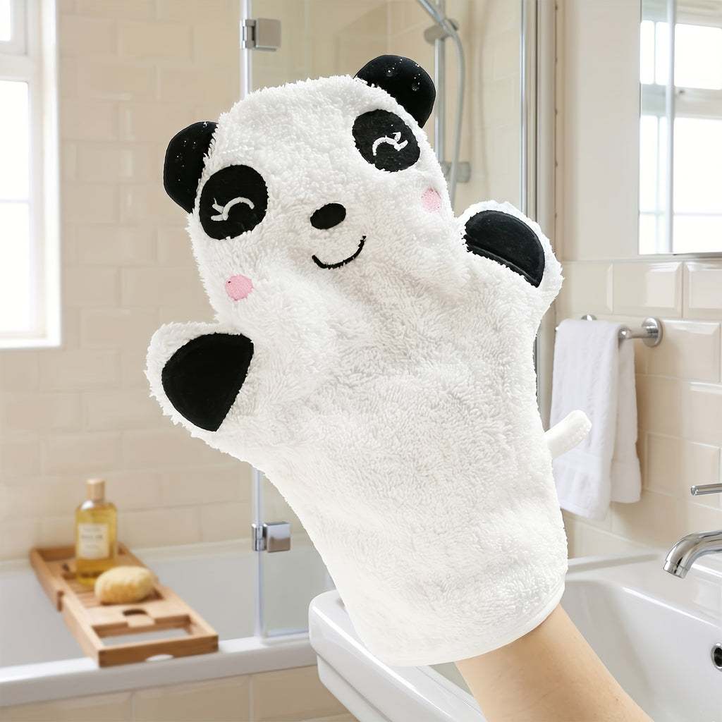 Gants de bain pour bébé à motif animal brodé, 5 styles — Monptitlou