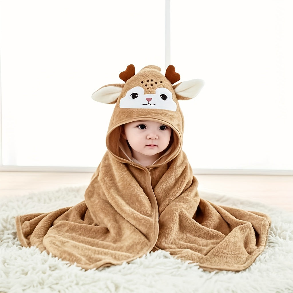 Serviette de bain pour bébé avec motif de dessin animé attrayant en — Monptitlou