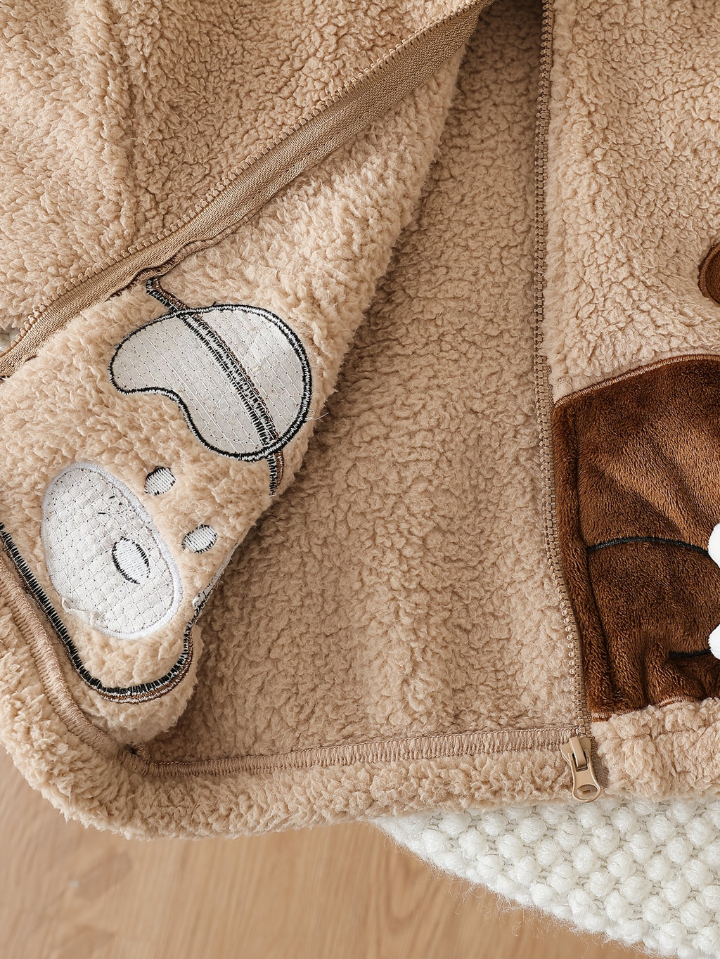 Veste en polaire élégante pour bébés garçons en automne et en hiver — Monptitlou