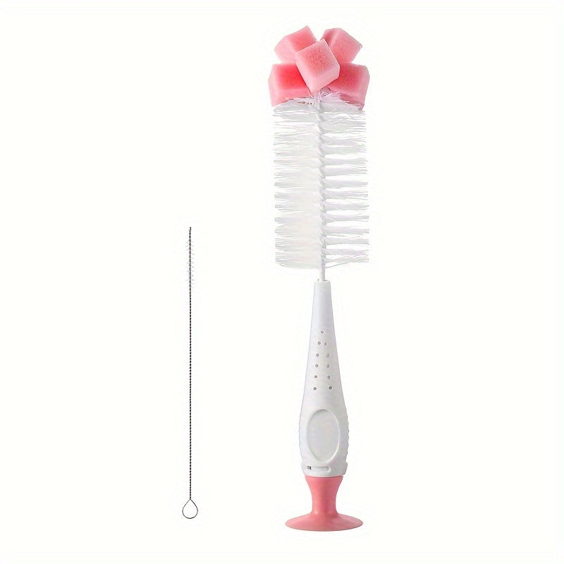 Nylon Éponge Brosse Avec Ventouse — Monptitlou Image
