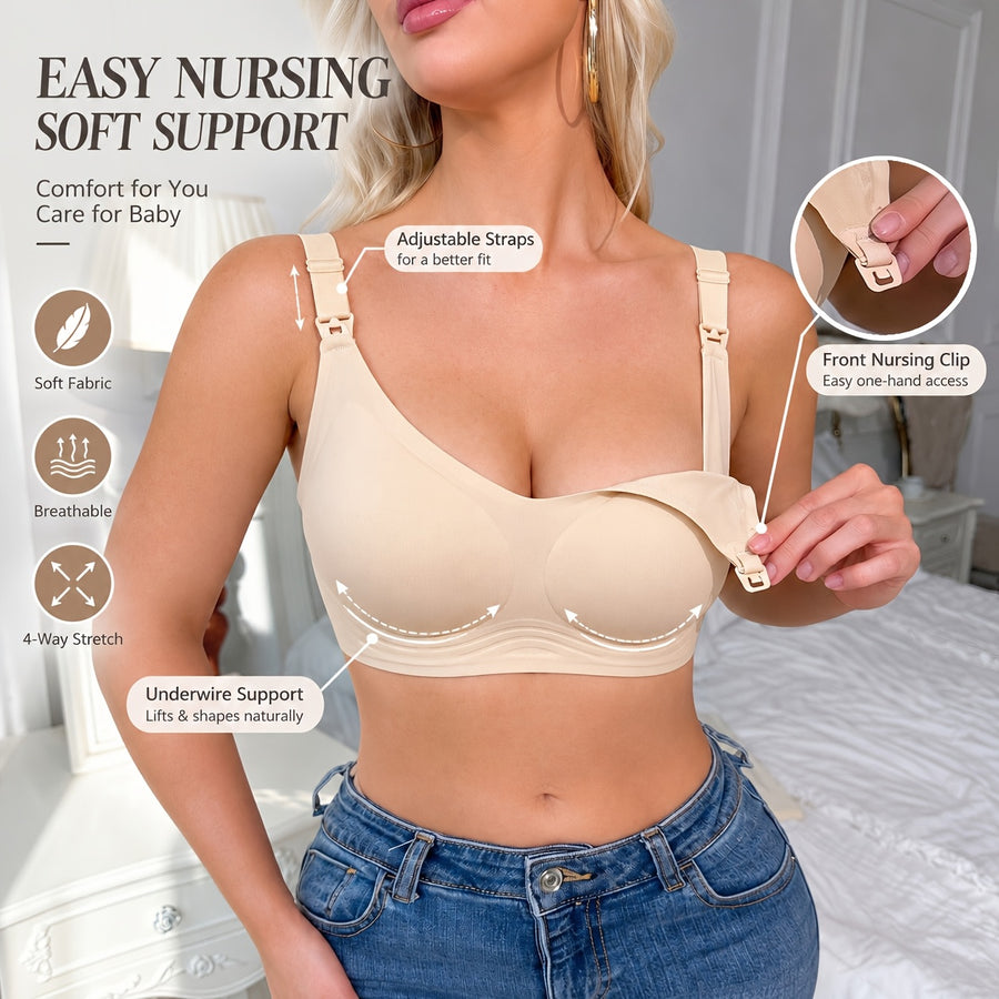 Soutien-gorge d'allaitement sans couture pour femmes enceintes et — Monptitlou