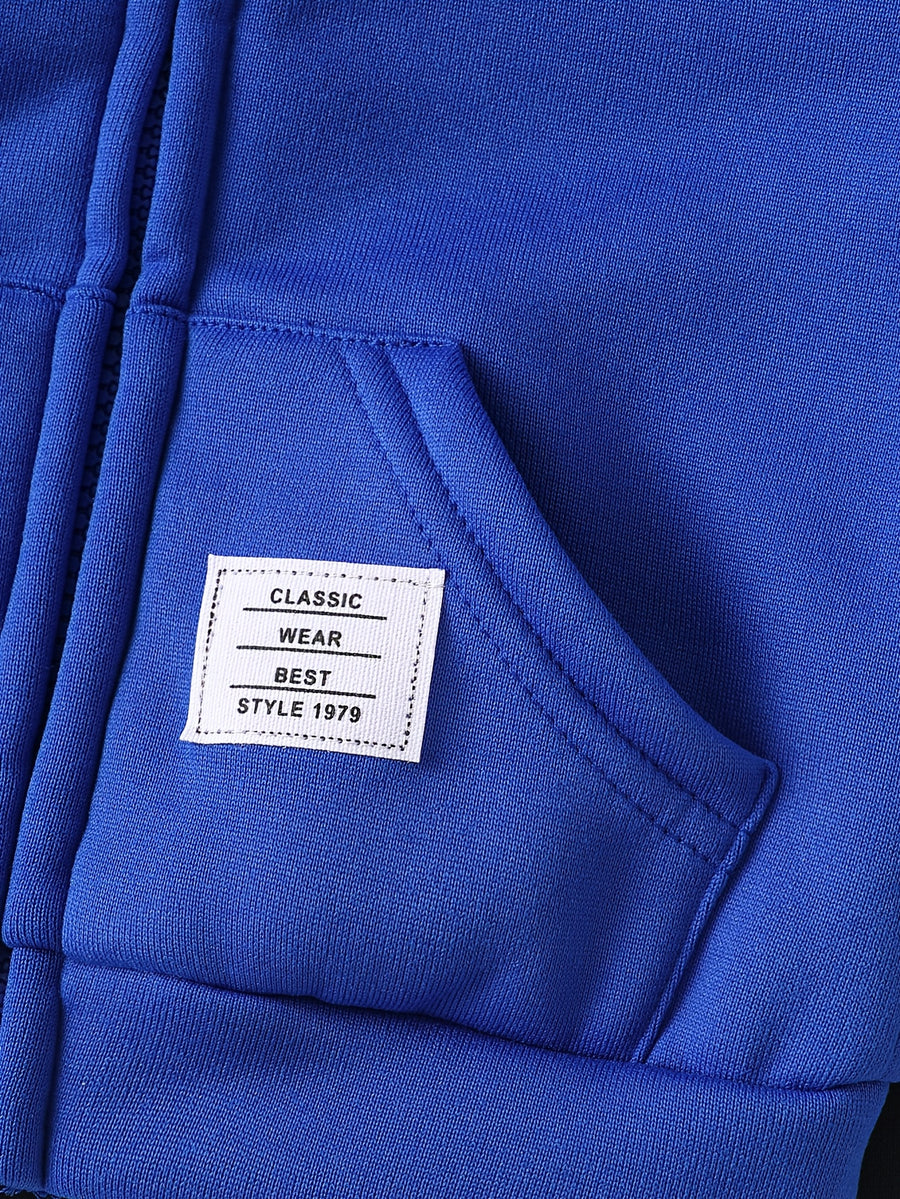 Sweat à capuche unis décontractés pour garçons et filles — Monptitlou