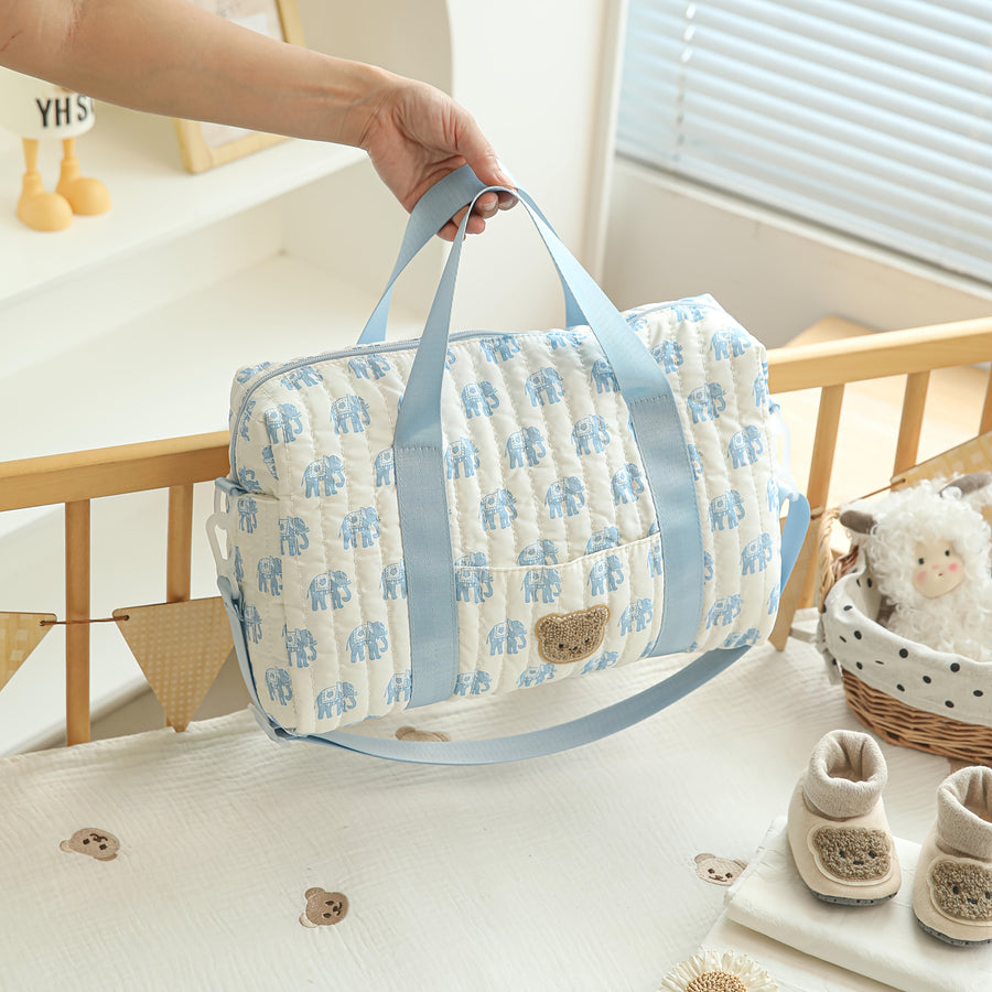 [Sac à langes matelassé] Sac à langes moyen — Monptitlou