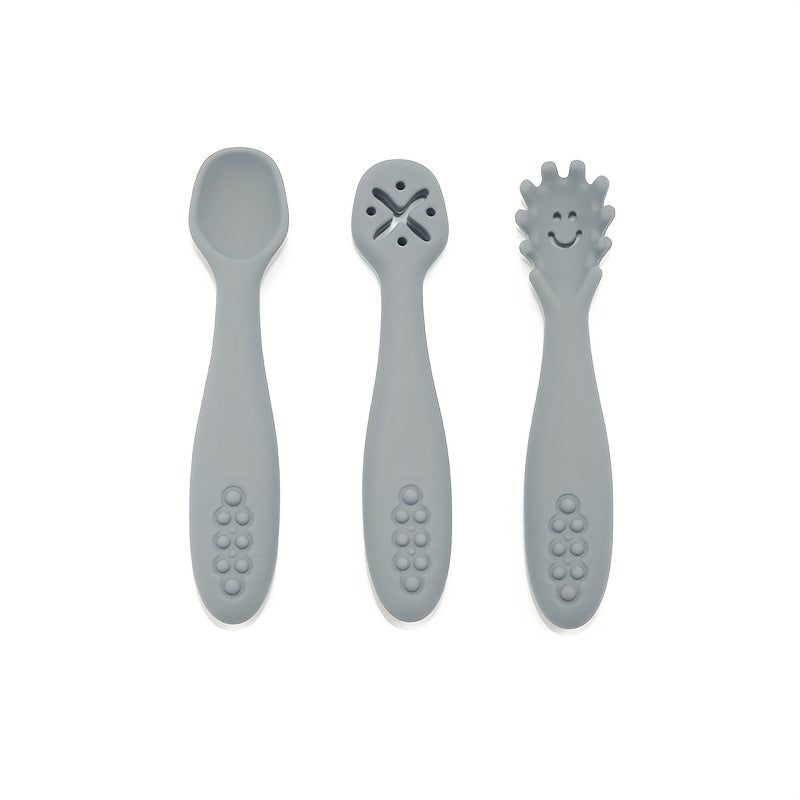 [Cuillères en silicone] 1 Ensemble de 3 Cuillères en Silicone pour — Monptitlou