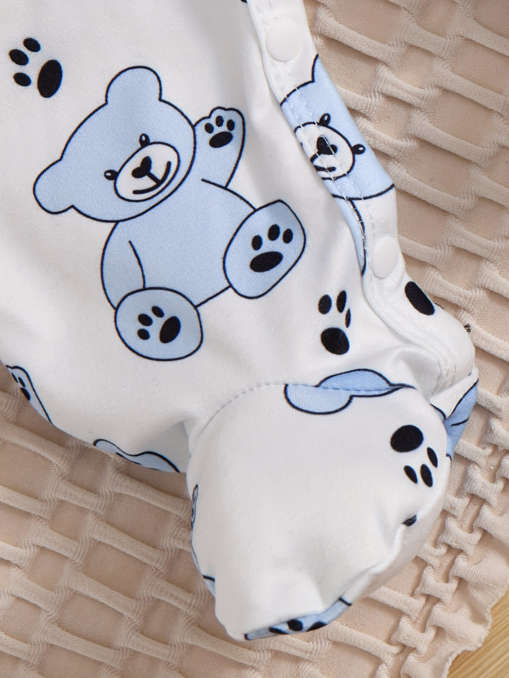 Ensemble trois pièces de pyjama à pieds pour bébés garçons — Monptitlou