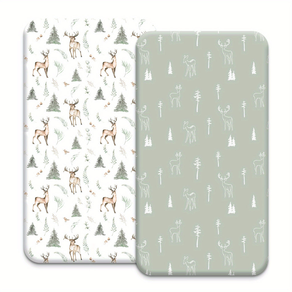 Draps-housses bébé rose cœur microfibre ultra-fine pour matelas — Monptitlou