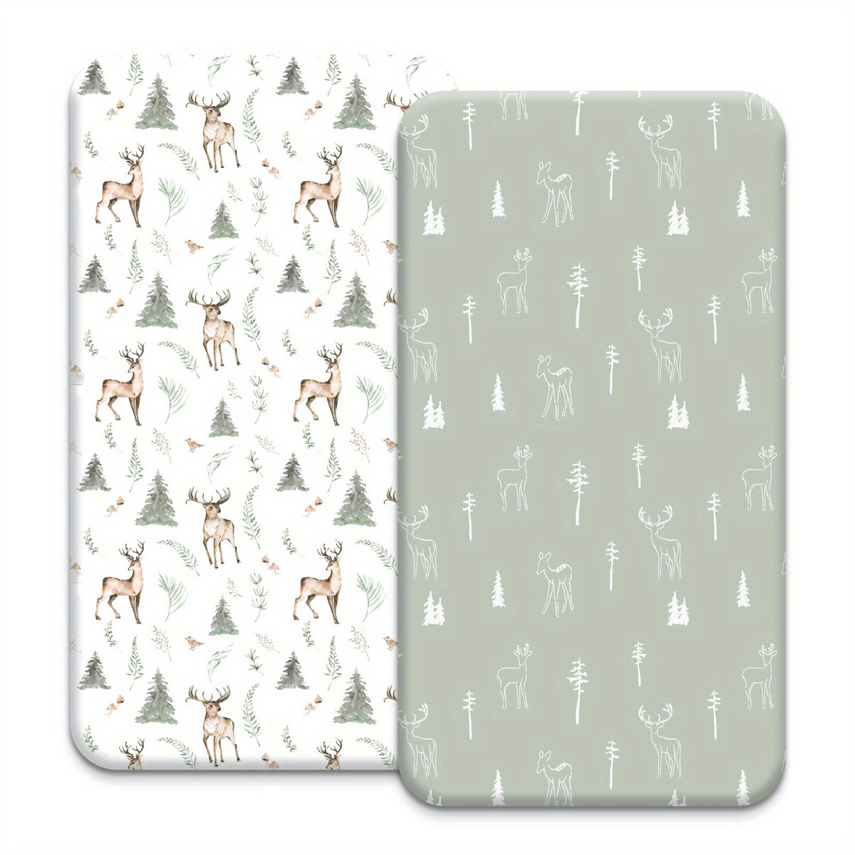 Draps-housses bébé rose cœur microfibre ultra-fine pour matelas — Monptitlou Image
