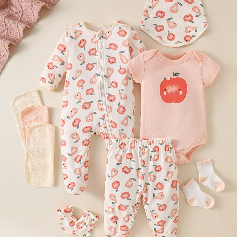 Bodies pour bébé fille nouveau-née, 100% matière — Monptitlou