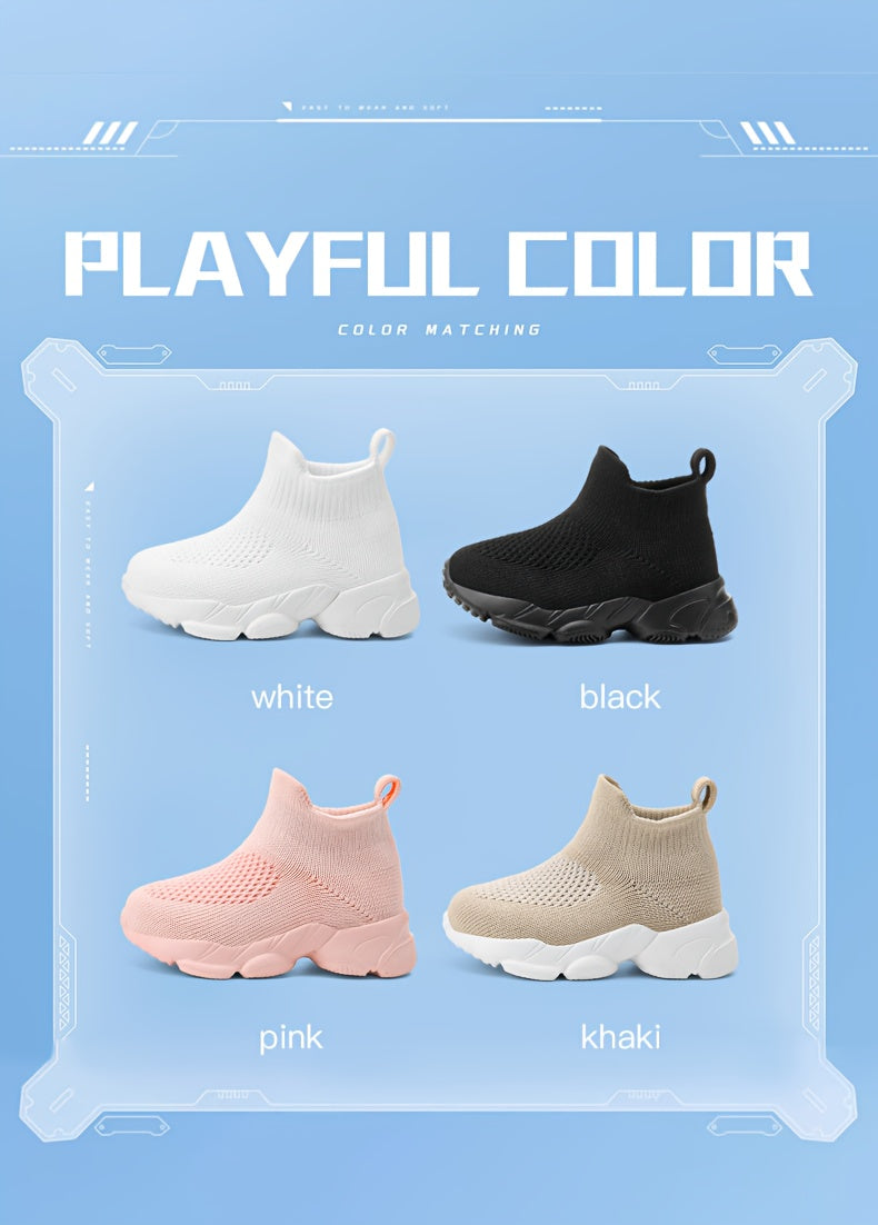 Chaussures de sport en maille respirantes pour garçons et filles — Monptitlou