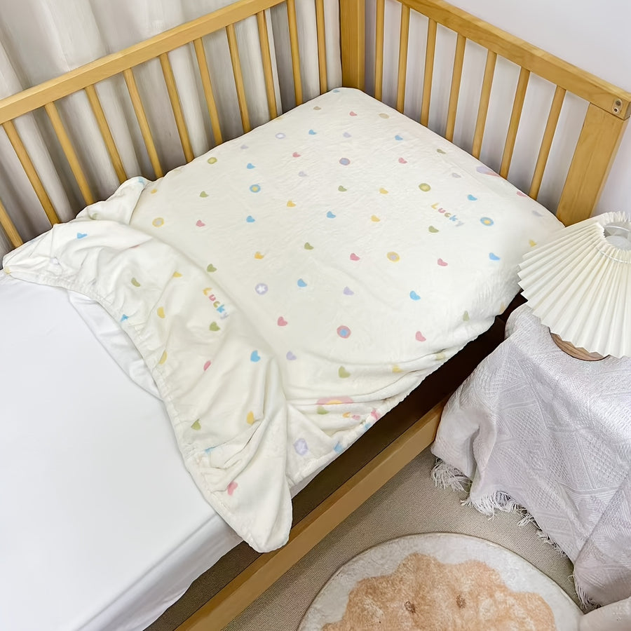 Drap-housse en peluche pour bébé, couvre-matelas épais — Monptitlou