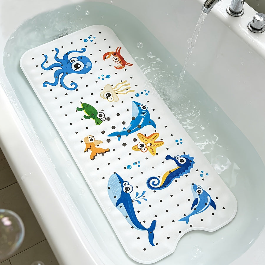 Tapis de bain antidérapant avec motif d'animaux de dessins animés — Monptitlou