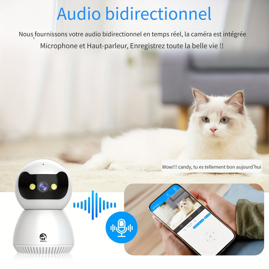 Caméra de sécurité domestique sans fil Wifi 2.4G/5G — Monptitlou