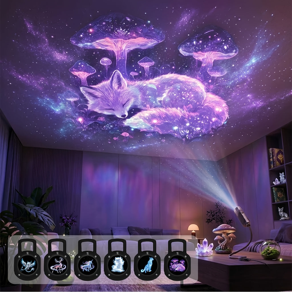 Lampe de projection USB portable créatures fantastiques — Monptitlou