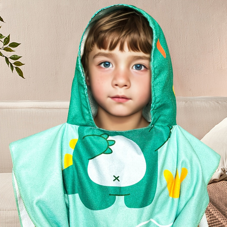 Serviette de bain enfant, motif dessin animé — Monptitlou