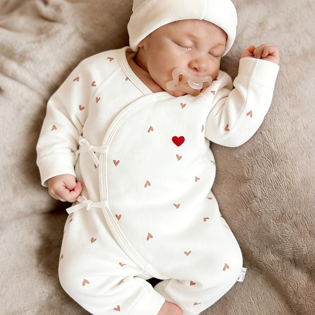 Grenouillère bébé unisexe à imprimé aléatoire pour garçons et filles — Monptitlou