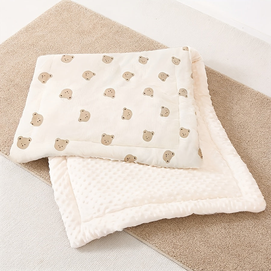 Couette adorable disponible en motifs visage d'animal et cœur. Parfaite — Monptitlou