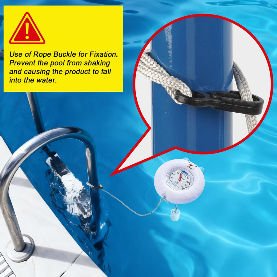 Thermomètre de bain flottant à cadran, modèle ours blanc — Monptitlou