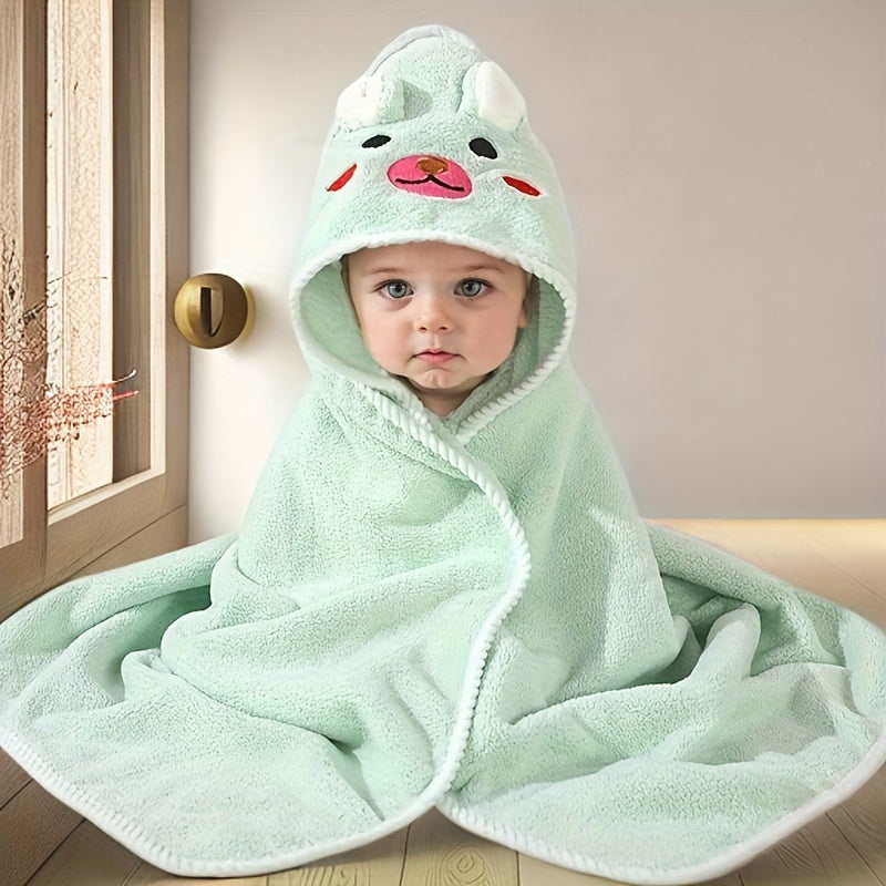 Serviette de bain pour bébé style peignoir pour rester au chaud pendant — Monptitlou Image
