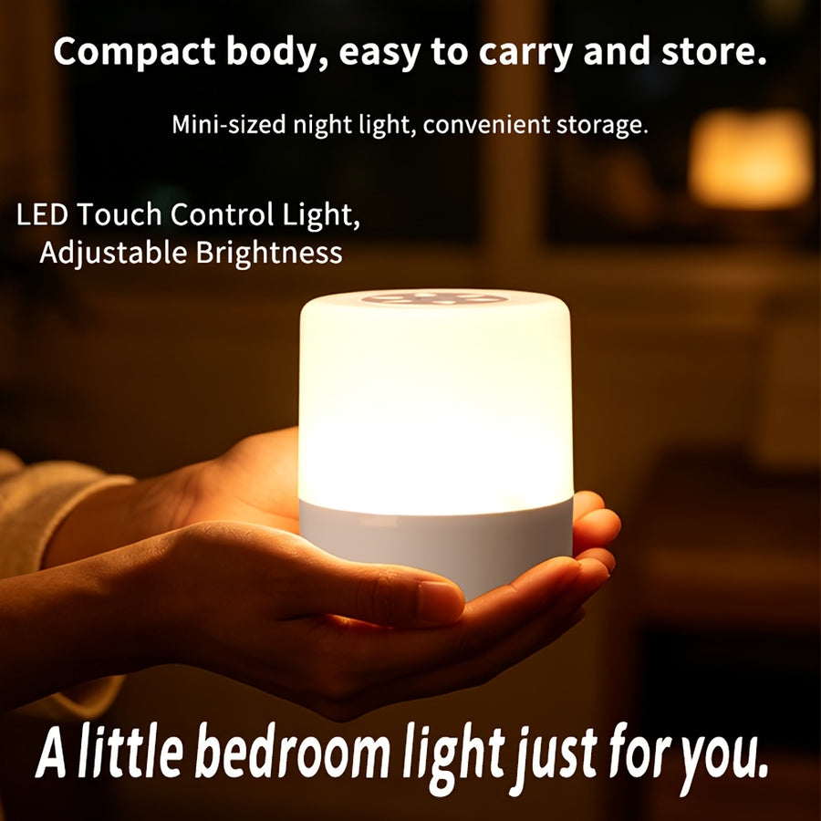 Lampe de chevet à capteur tactile, 3 couleurs, gradable — Monptitlou