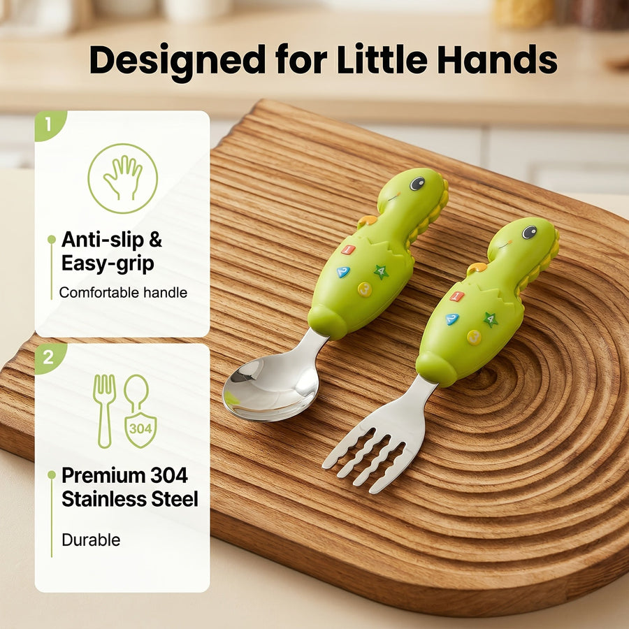 Ensemble de couverts pour enfants 2 pièces — Monptitlou