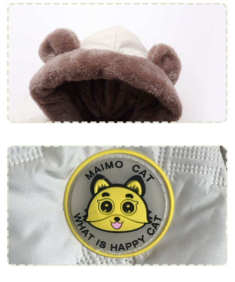 Barboteuse d'hiver pour fille, Manteau matelassé pour bébé et tout-petite fille, Veste matelassée doublée pour bébé, Gre