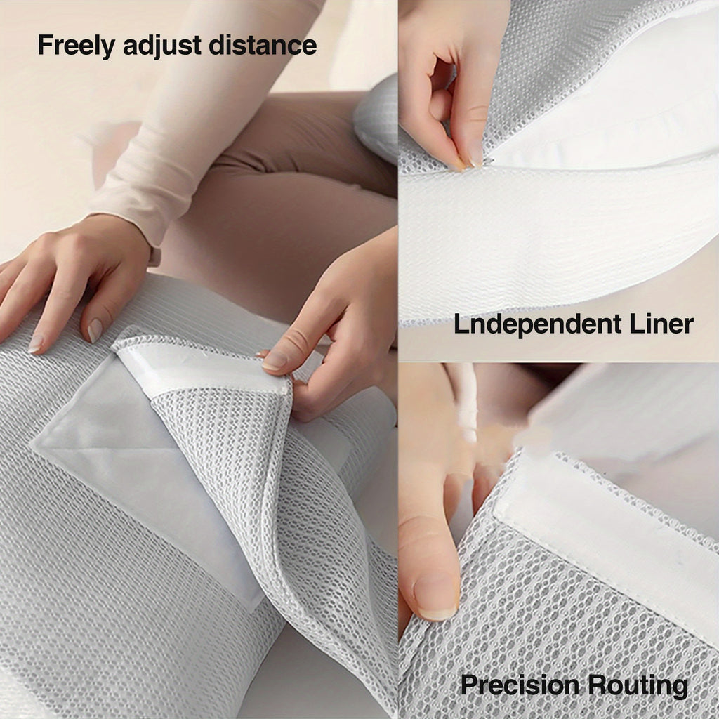 Oreiller de Maternité Ergonomique Ajustable 2-en-1 pour Dormir sur le — Monptitlou