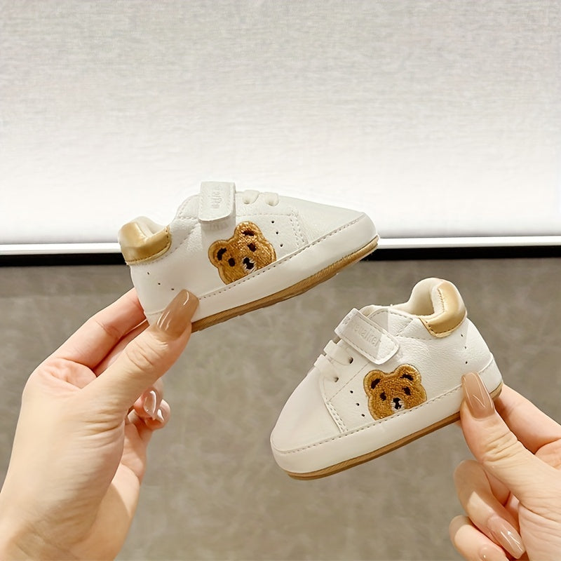 Paire de chaussures de sport bébé motif ours cartoon pour garçons et — Monptitlou