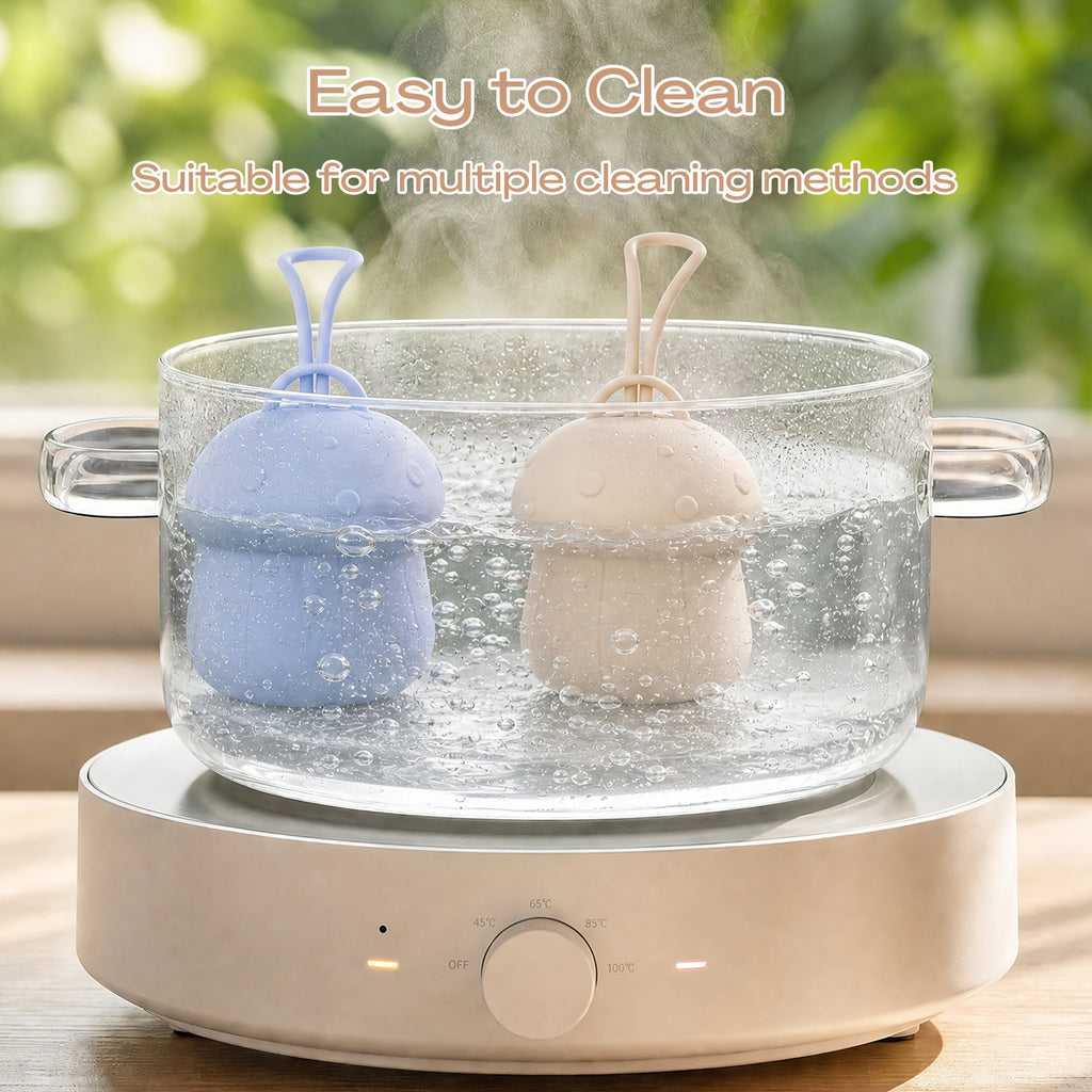 1pc Sac de Rangement Suspendu pour Poussette, Sac de Rangement pour Sucette en Silicone Champignon, Protecteur de Sucett