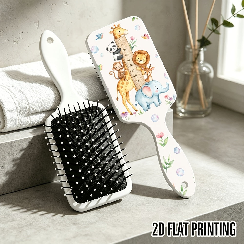 Peigne à poils pour bébé animal avec base rembourrée et brosse — Monptitlou