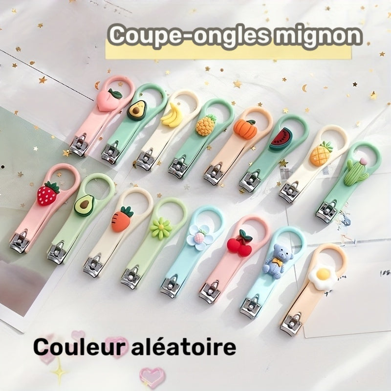 Coupe-ongles miniatures colorés, pliables — Monptitlou