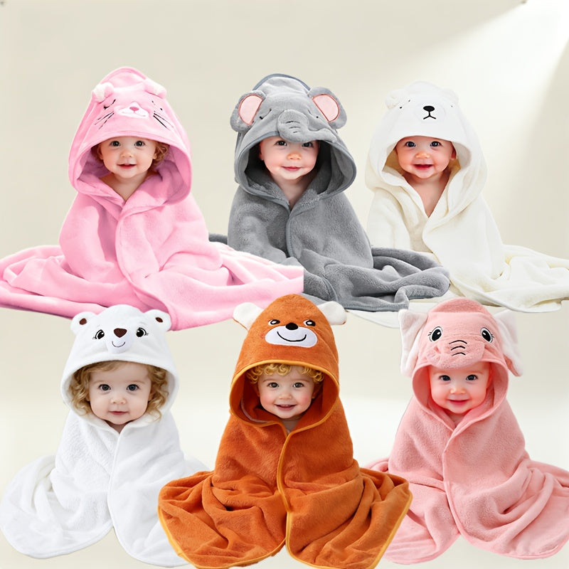 Nouvelle Serviette de Bain à Capuche pour Enfants — Monptitlou