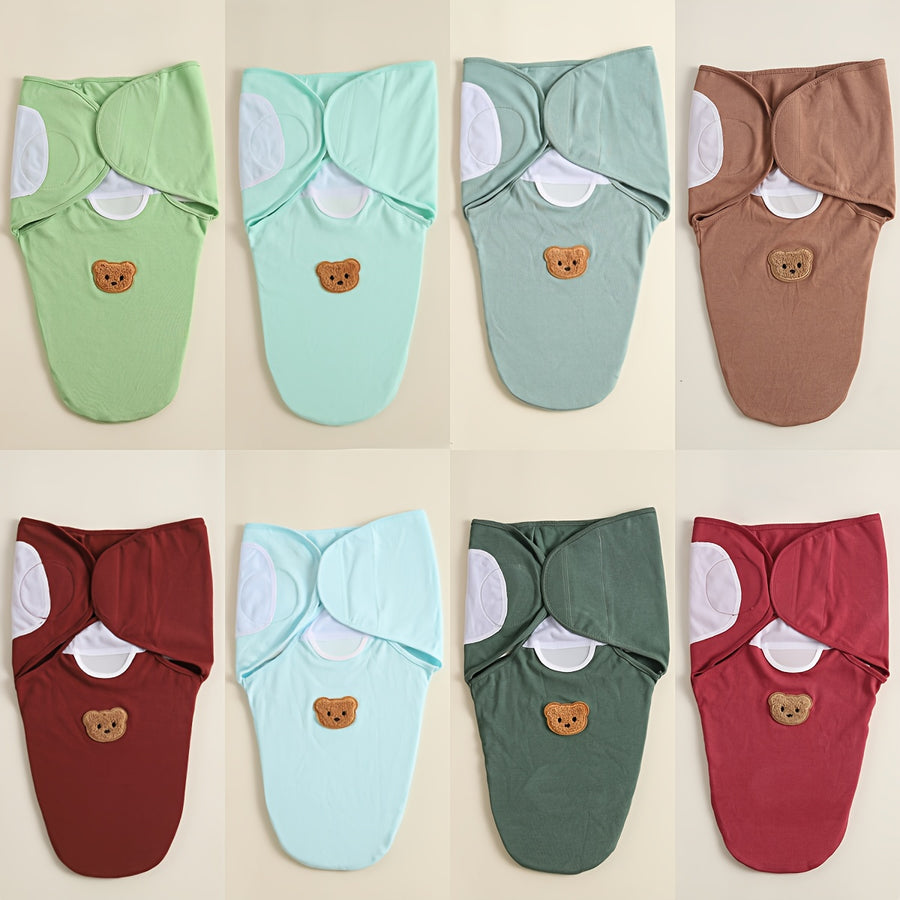 Couverture d'emmaillotage en coton pour bébé 0-3 mois, douce — Monptitlou