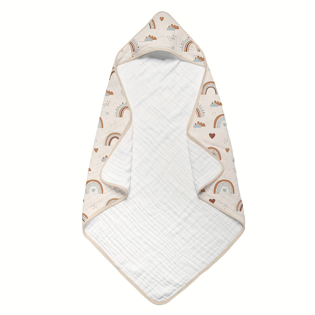 Serviettes à capuche pour nouveau-né 100% mousseline — Monptitlou