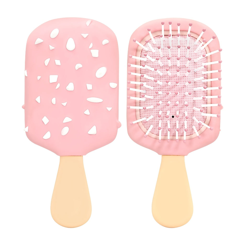 1 brosse à cheveux à coussin d'air sur le thème du crème glacée — Monptitlou