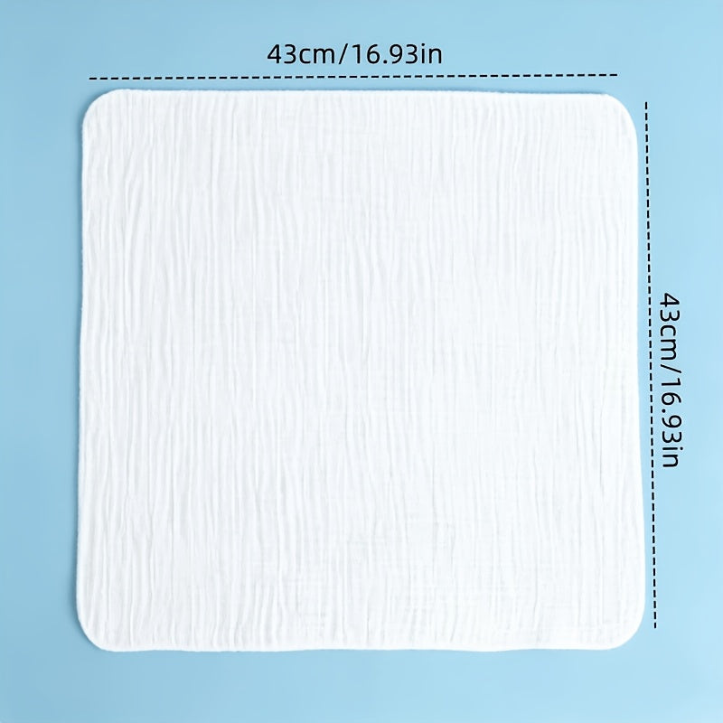 Langes en gaze crêpe pour nouveau-né, couleur unie — Monptitlou
