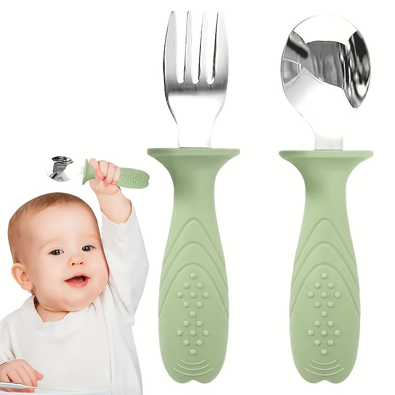 Lot de set d'alimentation bébé en silicone — Monptitlou
