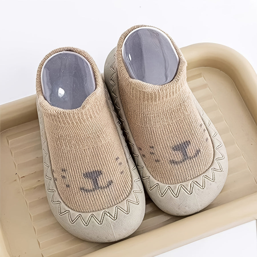 Paires chaussures et chaussettes pour premiers pas Tongsen Tongma — Monptitlou