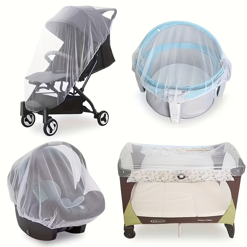 Moustiquaire Poussette, Moustiquaire Blanche de Protection — Monptitlou