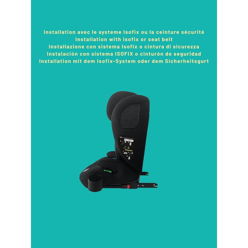 Nania Milano, Siège auto bébé ISOFIX, évolutif 76-150 cm, de 9 à 36 kg — Monptitlou