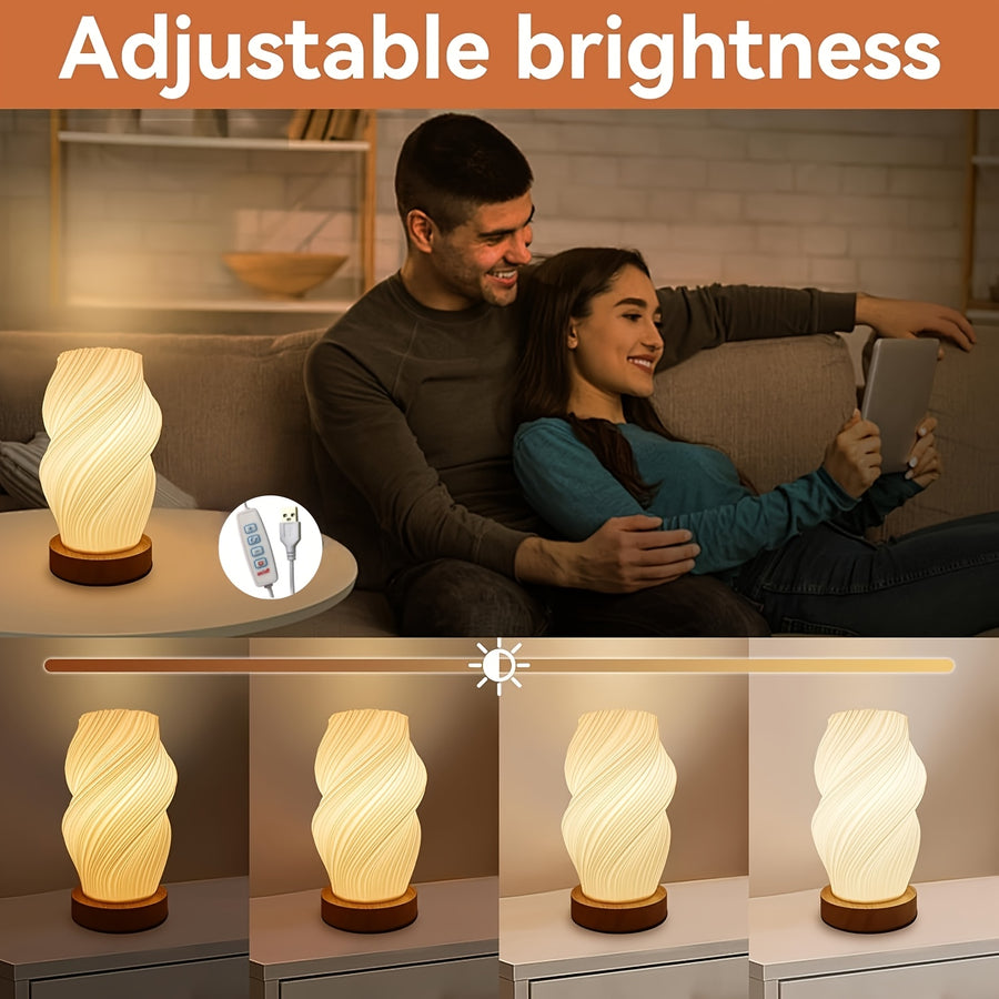 Veilleuse décorative pour chambre, abat-jour imprimé en 3D — Monptitlou
