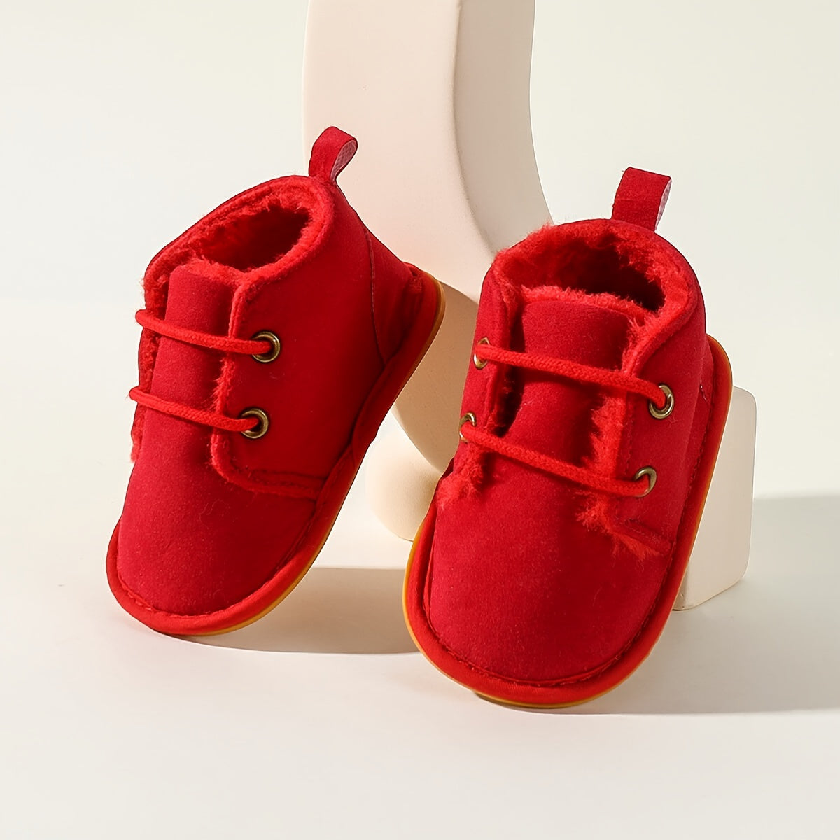 Chaussures d'Hiver pour Enfants 0-18 Mois Semelle Souple Doublure — Monptitlou Image