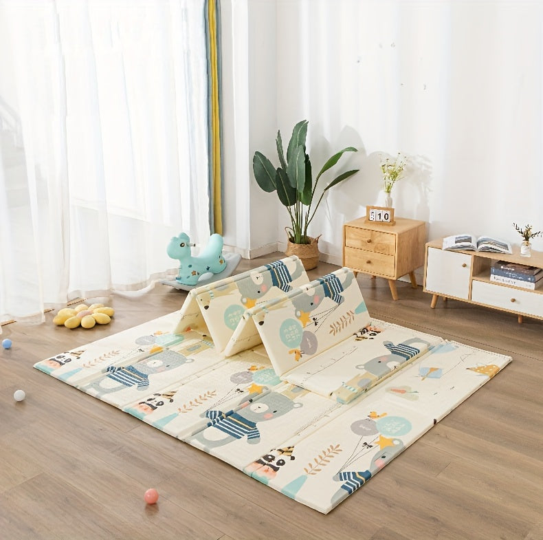 Matelas de Jeu pour Bébé Épais et Pliable en Mousse Non Toxique Inodore — Monptitlou