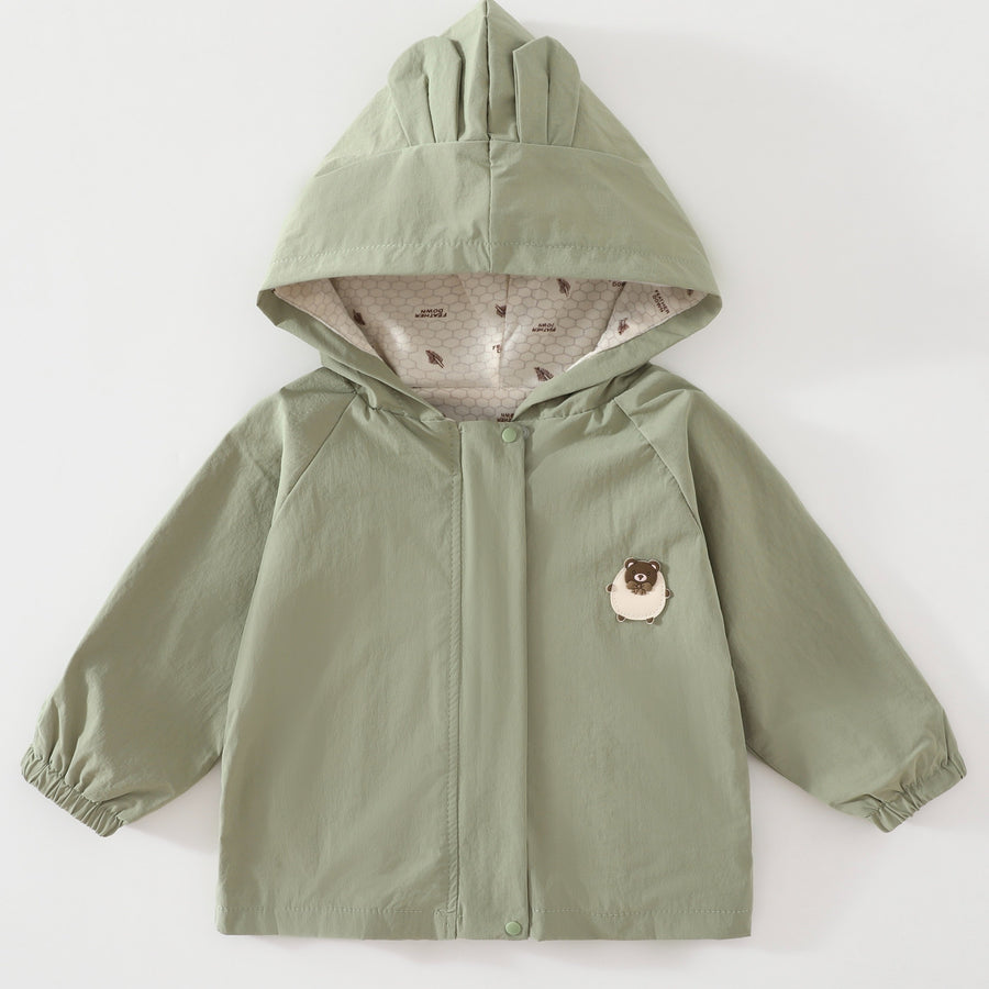 Adorable Veste à Capuche Multicolore pour Bébé, Style Facile — Monptitlou