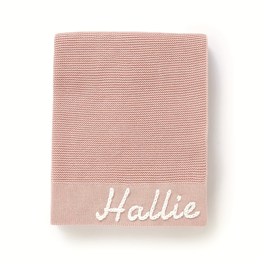 Couverture personnalisée pour bébé avec prénom, cadeau d'anniversaire — Monptitlou
