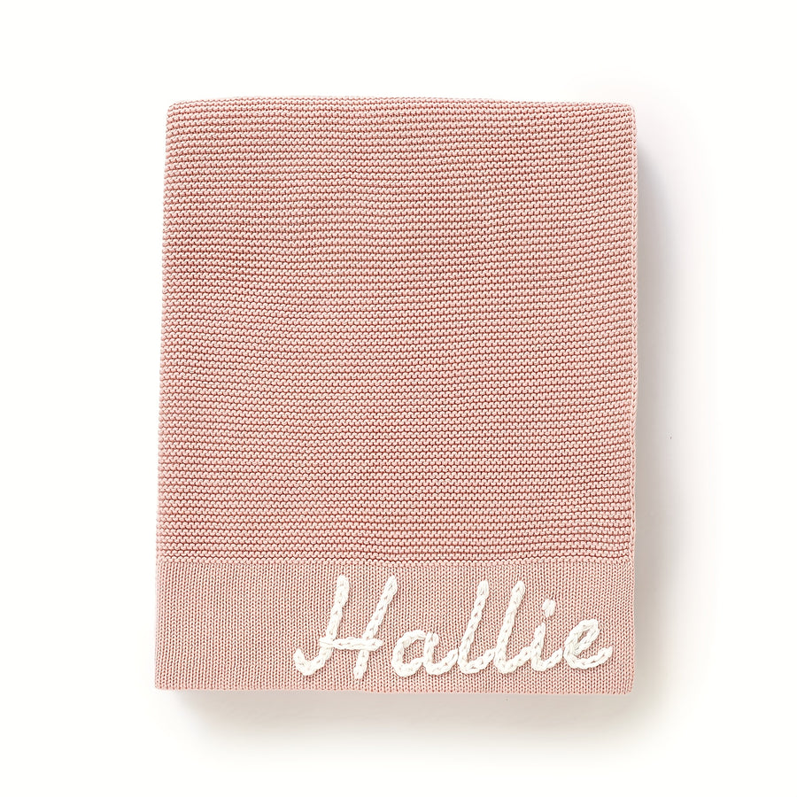 Couverture personnalisée pour bébé avec prénom, cadeau d'anniversaire — Monptitlou
