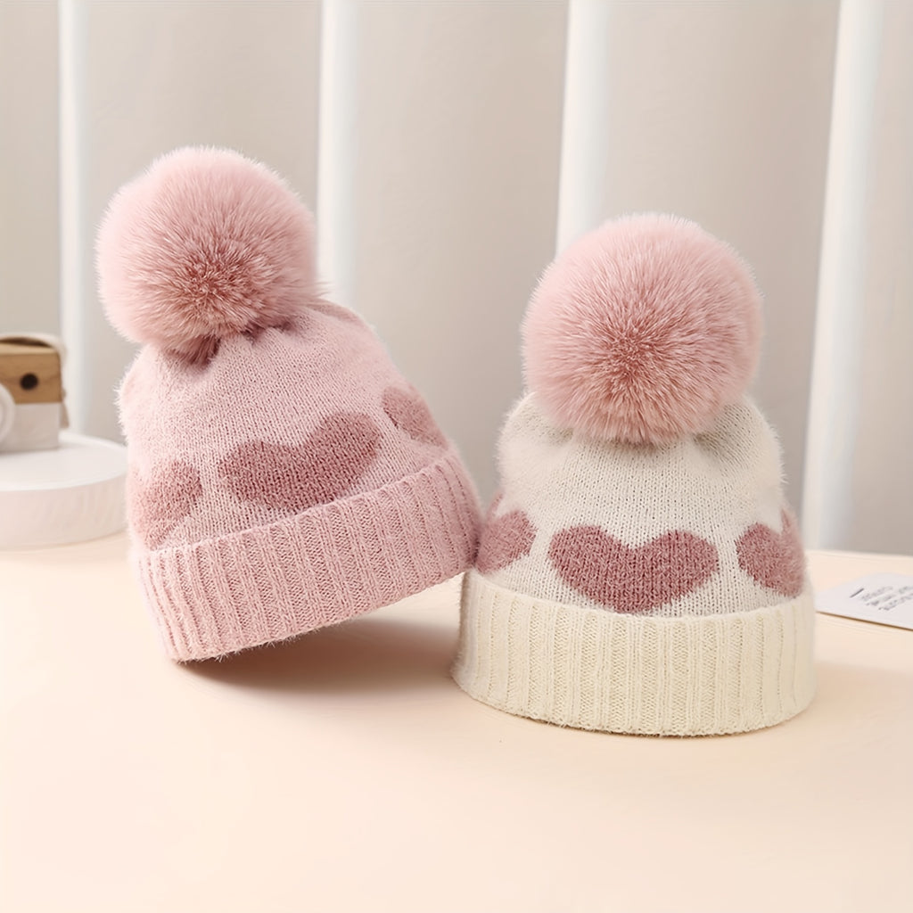 Bonnet d'hiver, tricot jacquard épais double épaisseur avec, photo 13